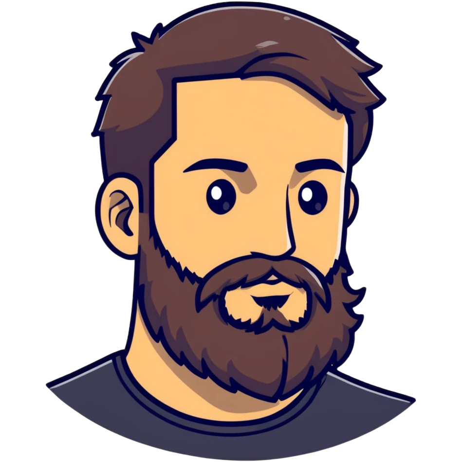 man with beard emoji