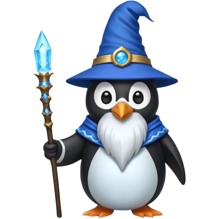 Penguin Wizard emoji