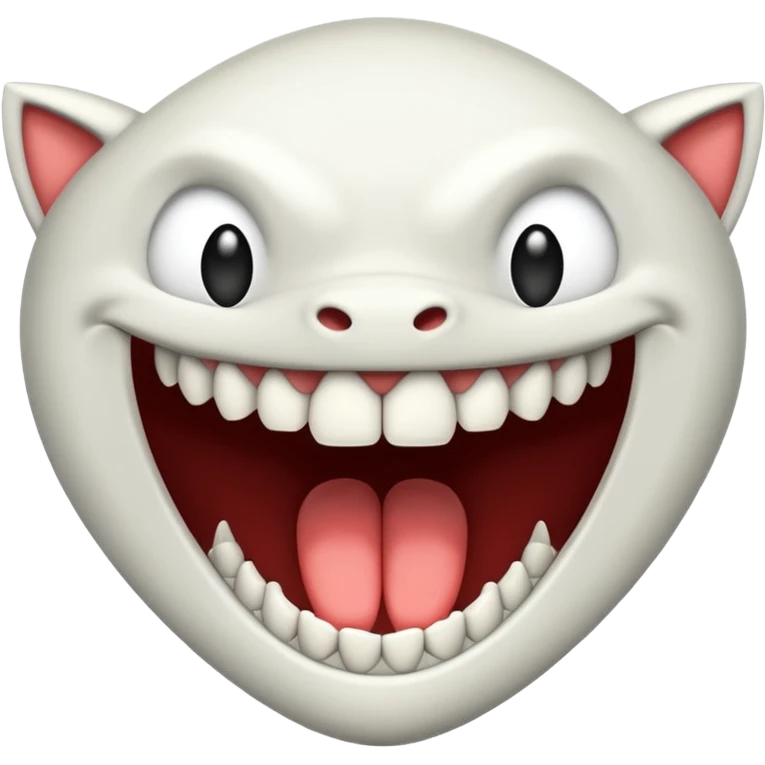 Upward facing fangs emoji emoji