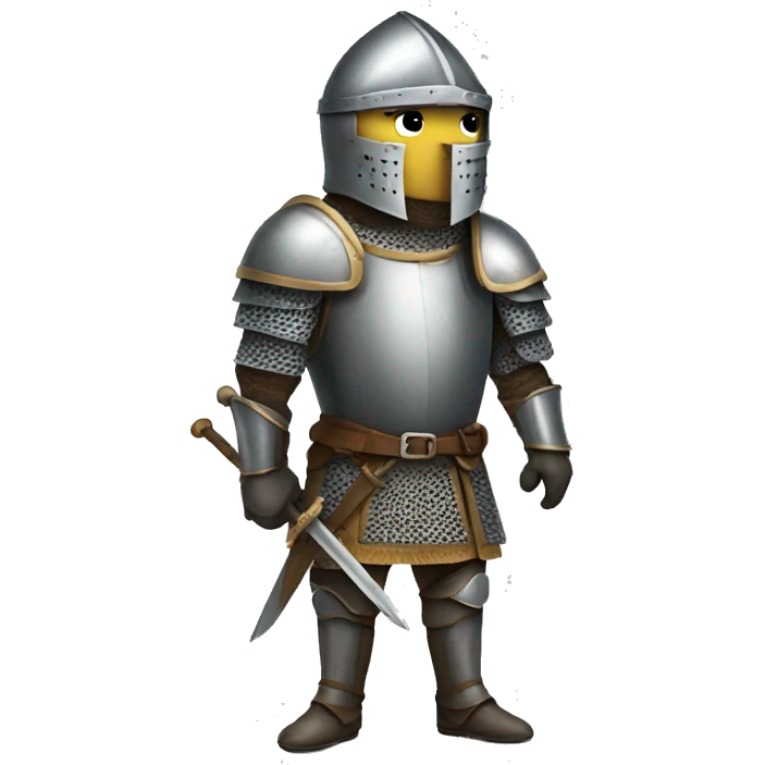Medieval knight emoji