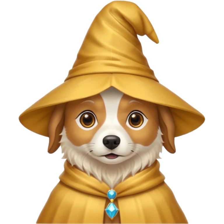Dog wizard emoji