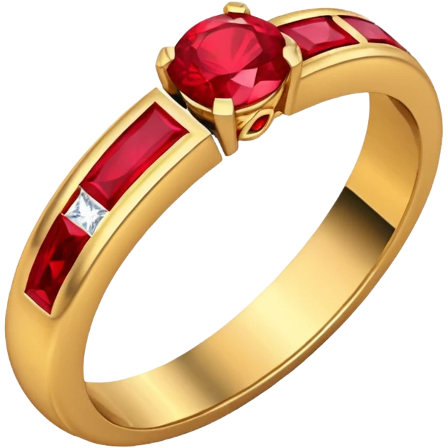 glitter rubi married ring emoji