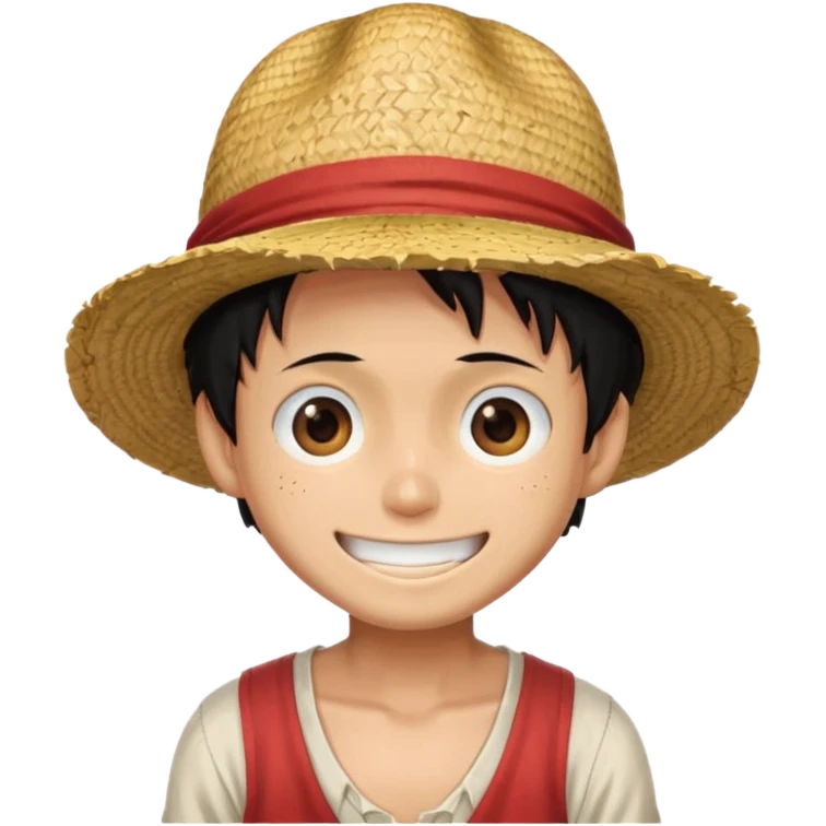 Straw hat luffy emoji