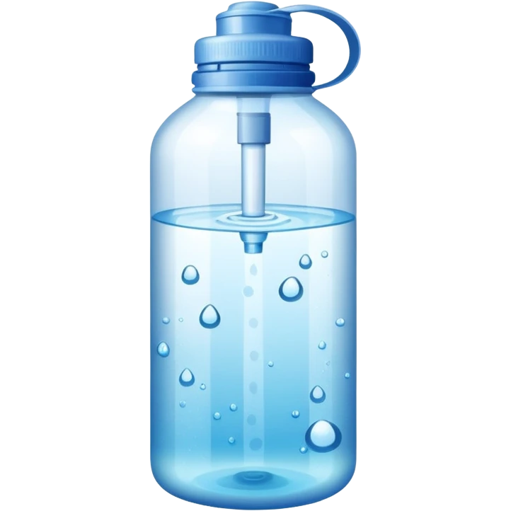 spa water bottle emoji