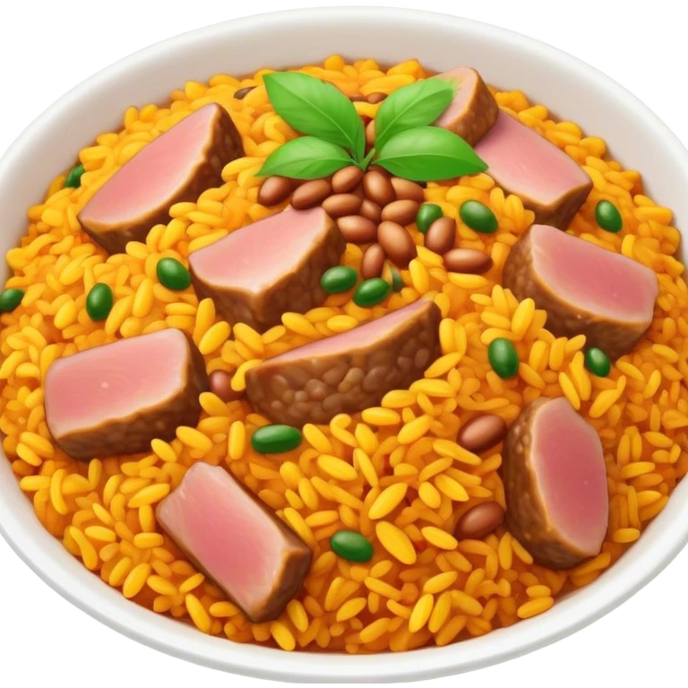 arroz con gandules y pernil  emoji
