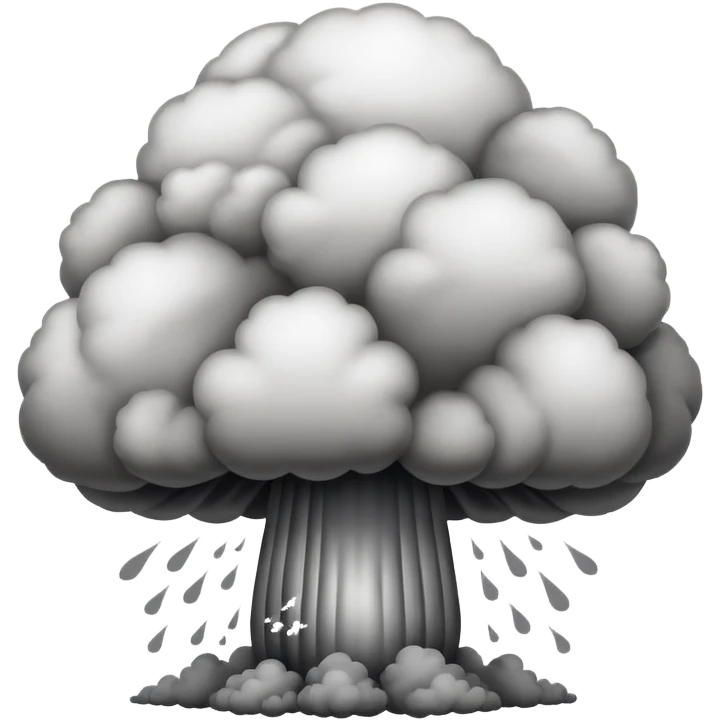 Nuclear bomb emoji