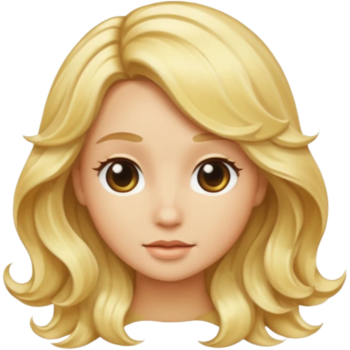 Patch of blonde hair emoji