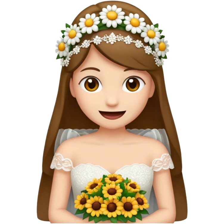 Crie emojis de noiva clean emoji
