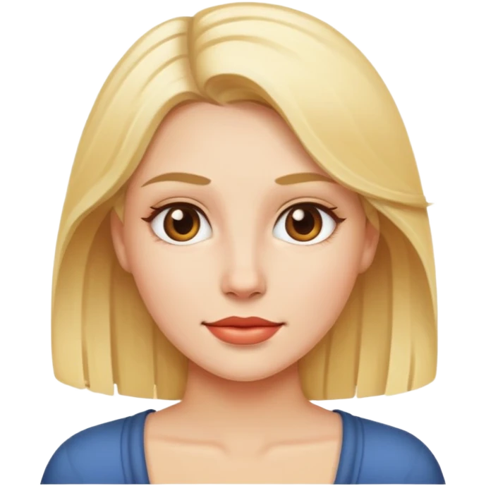Topless blonde  emoji