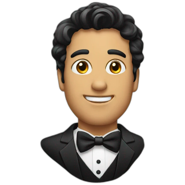black tuxedo emoji