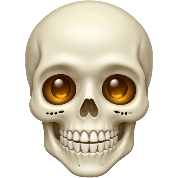 spooky skeleton emoji