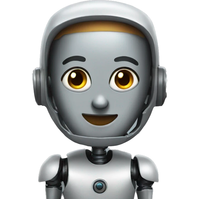 Robot grammar teacher emoji