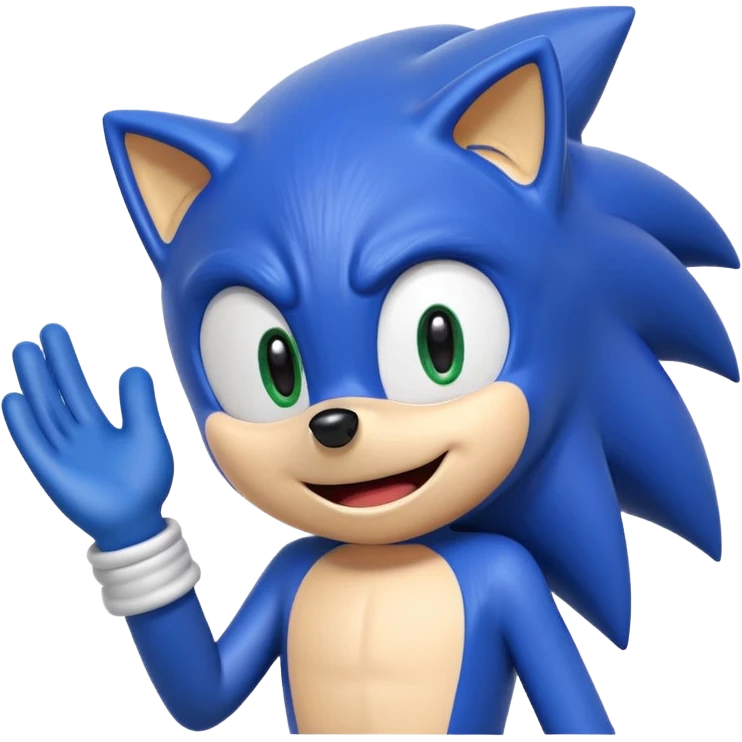 Sonic che dice ok con la mano  emoji