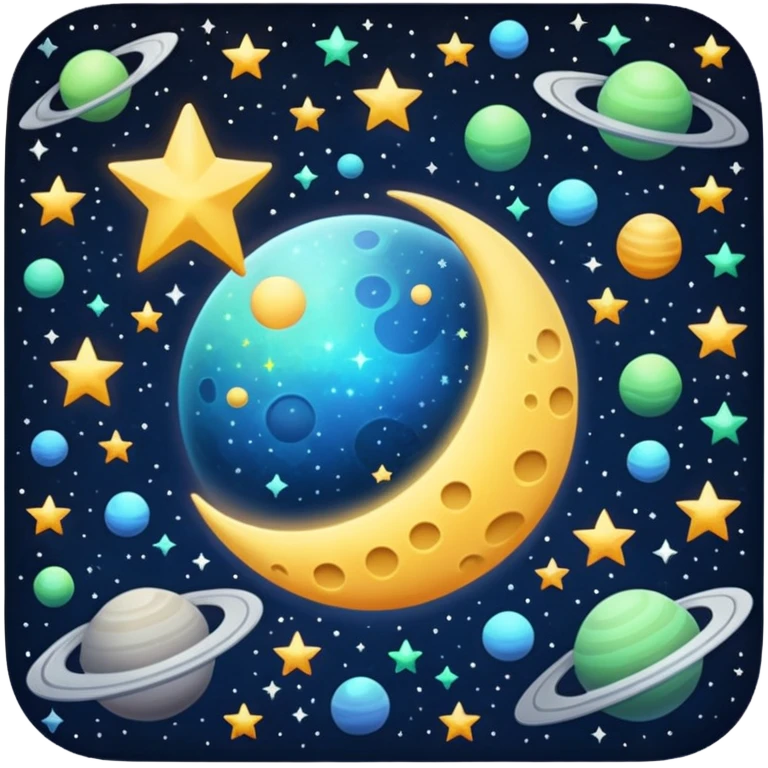 digitsed space emoji