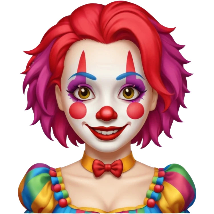 Sexy clown emoji