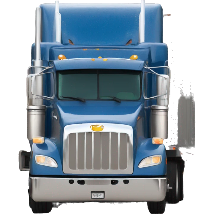 Semi truck tanker emoji