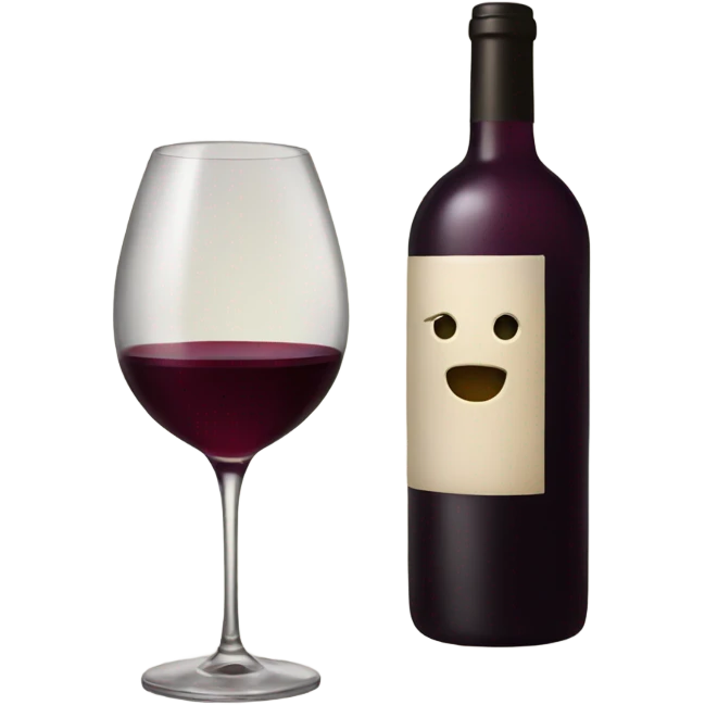 one wine emoji