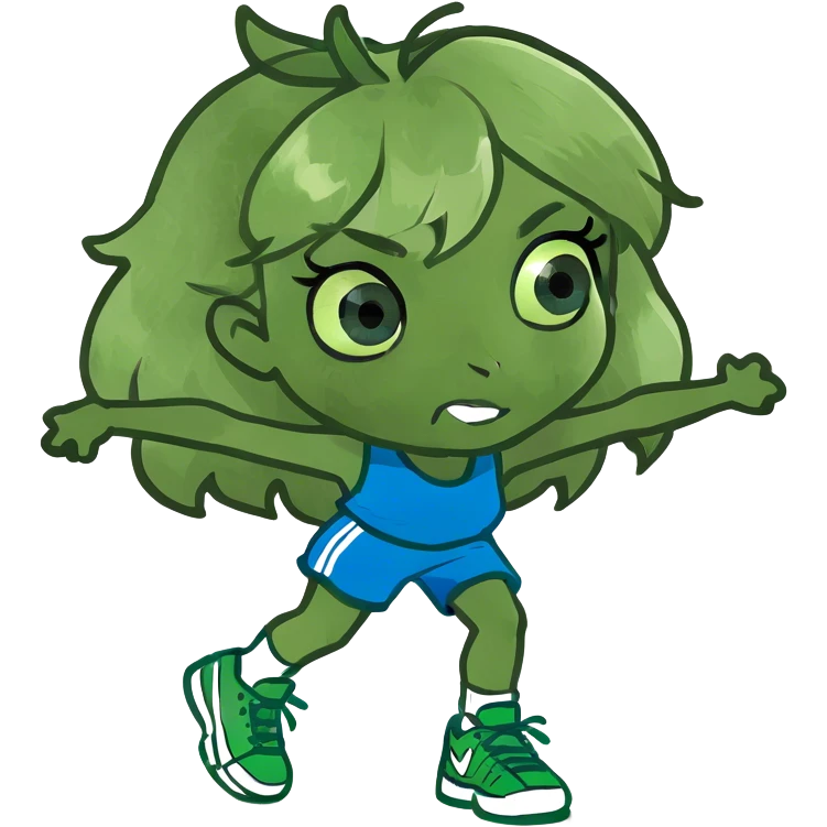blonde girl with blue eyes that is a dancer for basketball team emoji