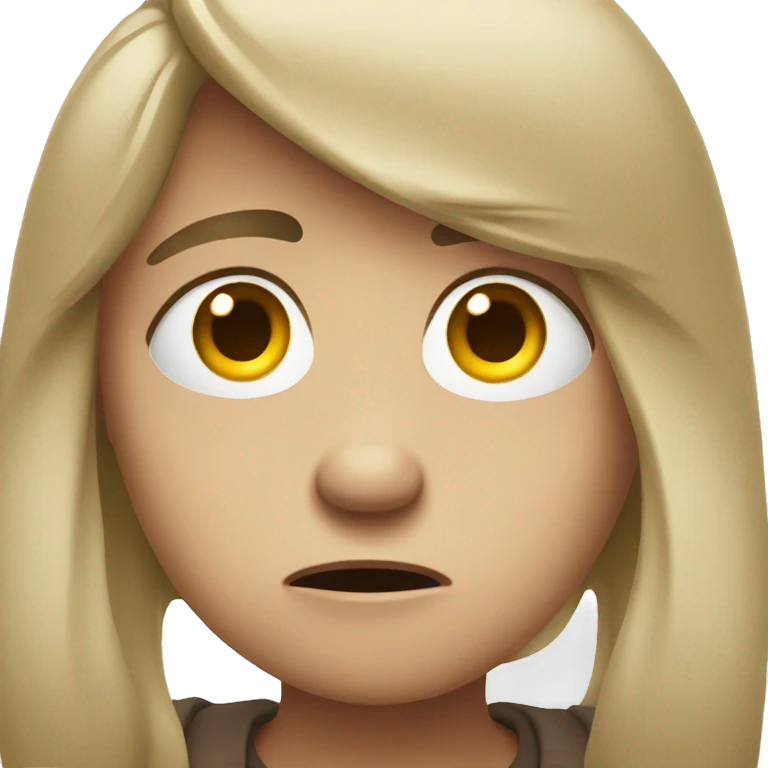 troubled expression emoji