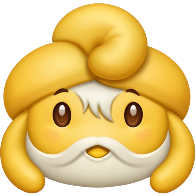 Щенок ест сосиску  emoji