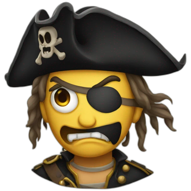 cursed pirate emoji