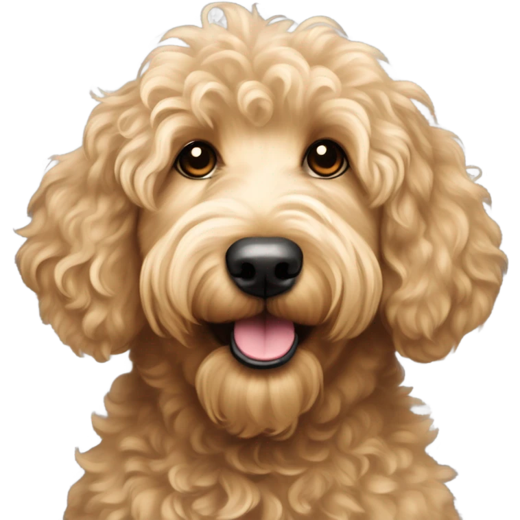 Goldendoodle  emoji