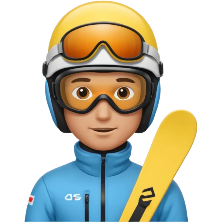 male Skier emoji