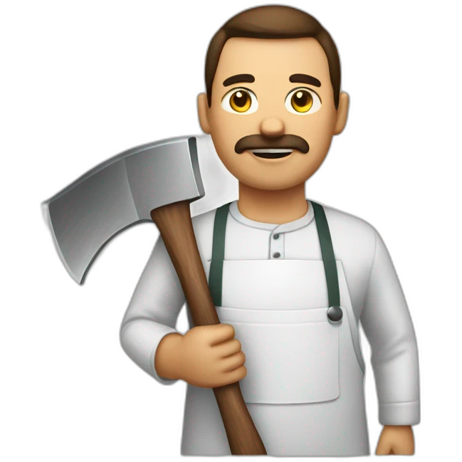 butcher with axe emoji