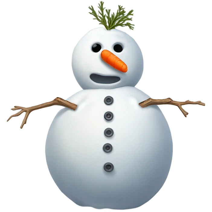 bad snowman emoji