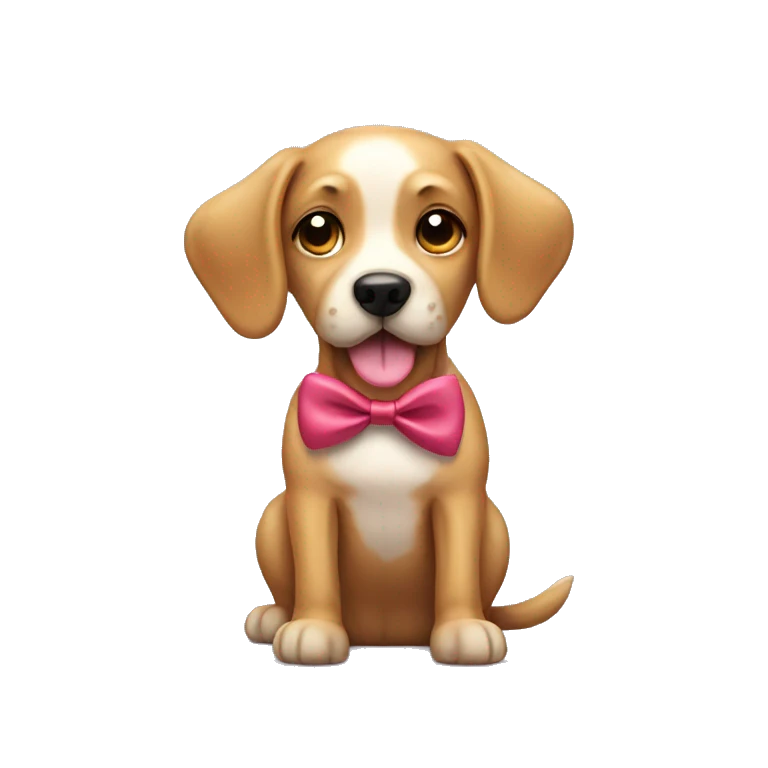 @dog dog dog dog with bow emoji