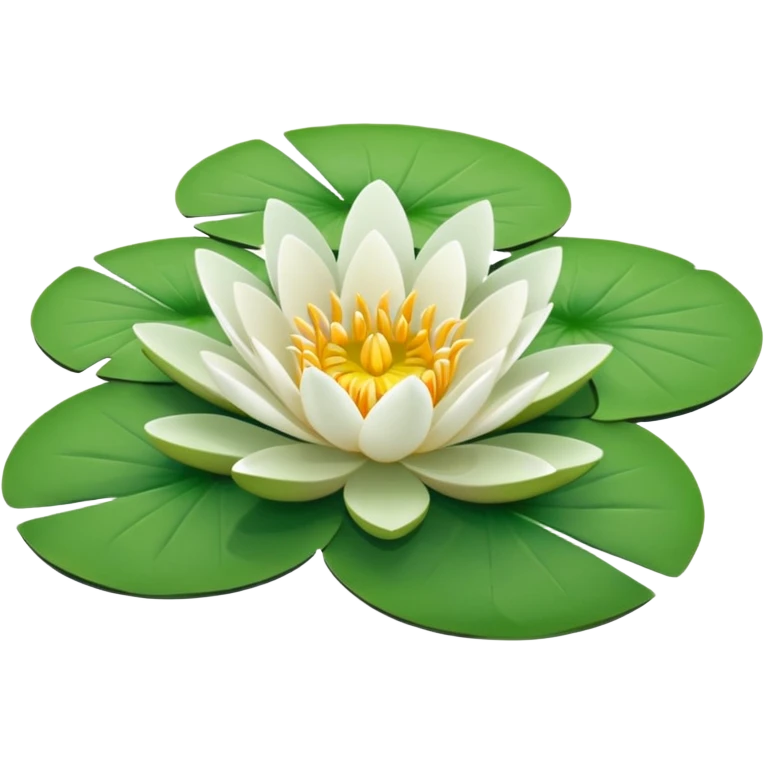 flower on lilypad emoji