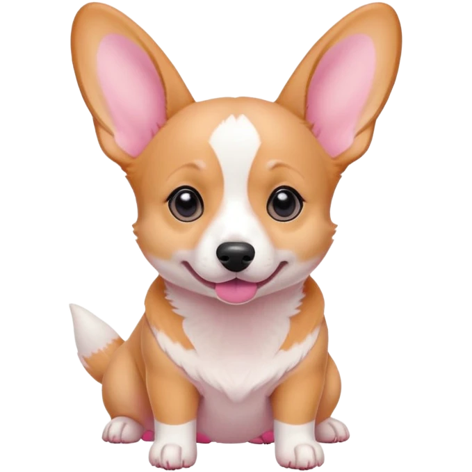 Corgi with no fur emoji