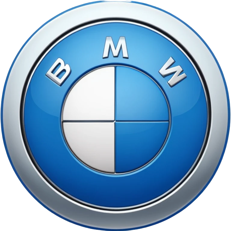 Emoji of BMW logo emoji