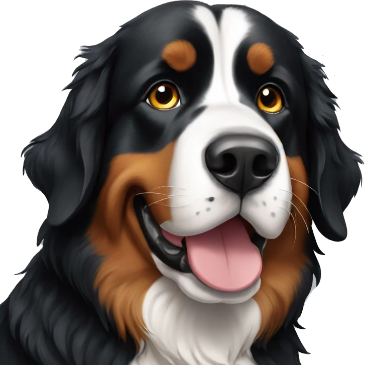 Bernese mountain dog emoji