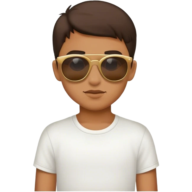 Sneaky boy wearing sunglasses, little take off sunglasses  emoji