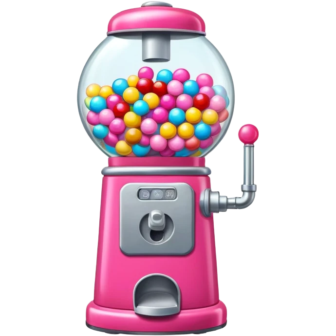 Bubblegum machine emoji