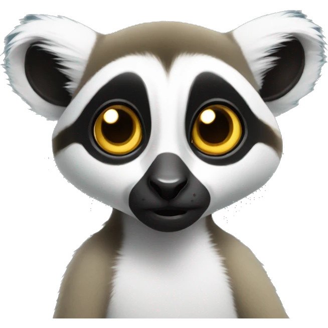 Lemur annoyed emoji