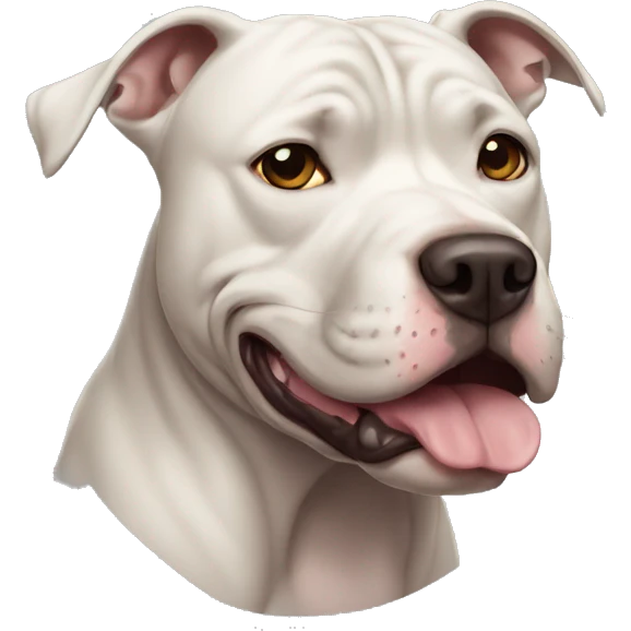 perro pitbull triste emoji