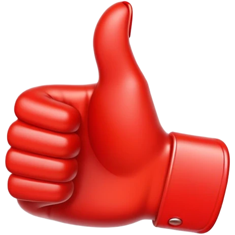 red thumbs up emoji