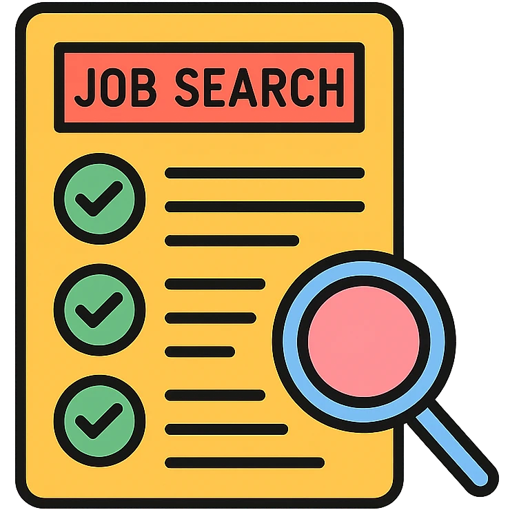 job search requirements section emoji
