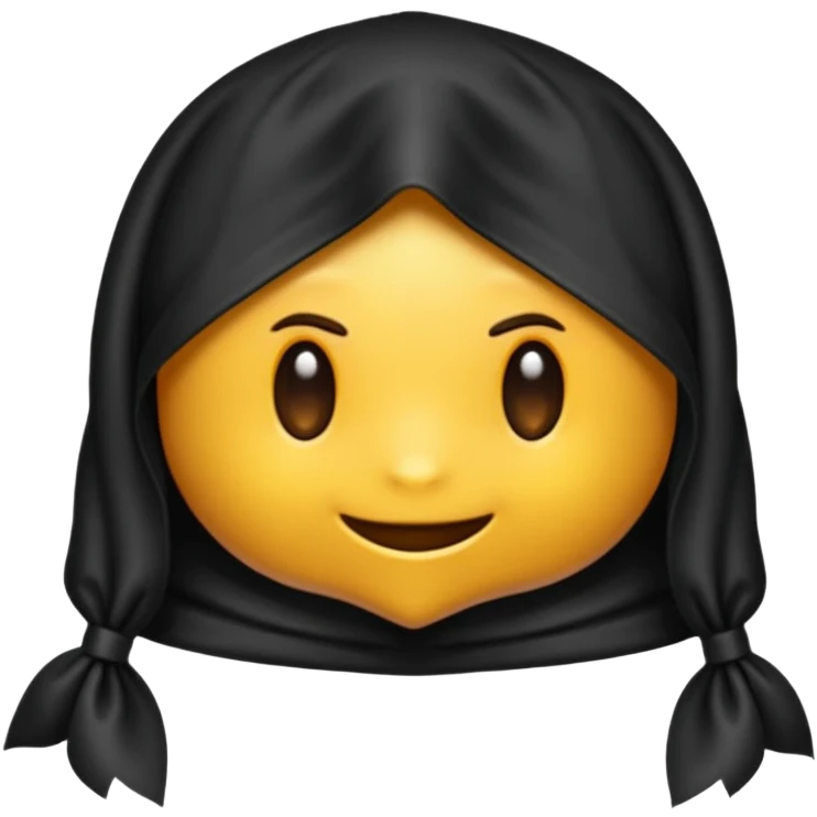 lazo negro de luto emoji