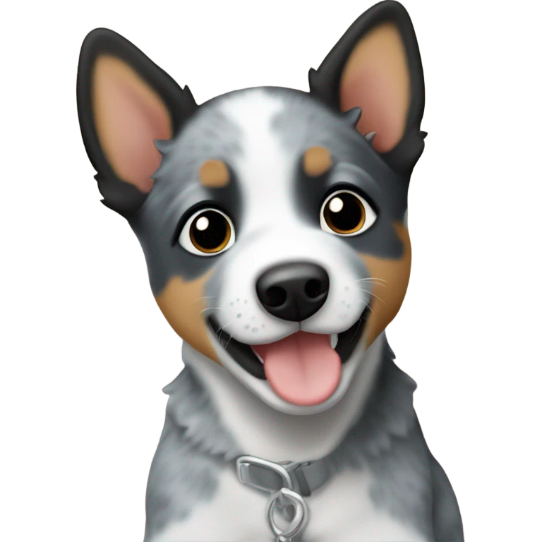 Blue heeler puppy emoji