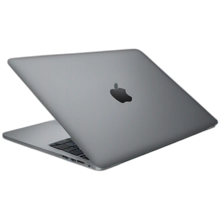 sleeping macbook pro space gray emoji