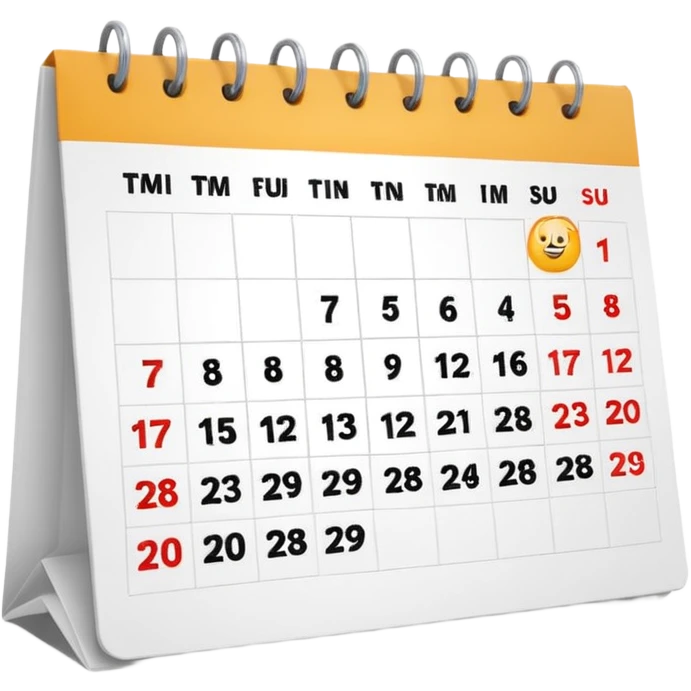 mini calander emoji