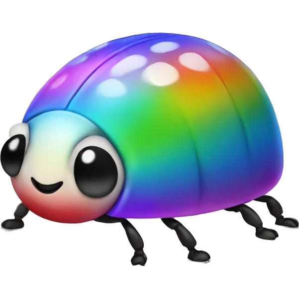 Rainbow rainbow ladybug emoji