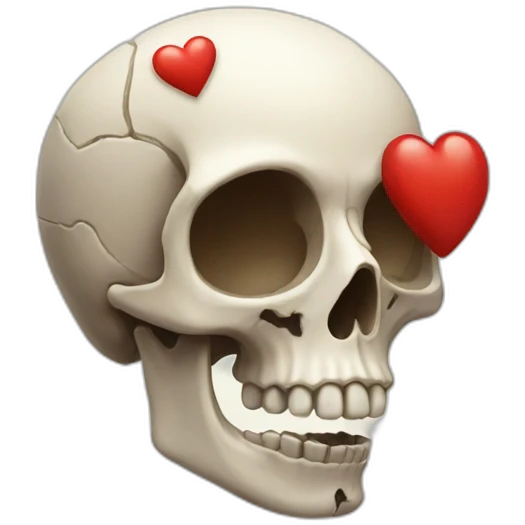 heart skull emoji