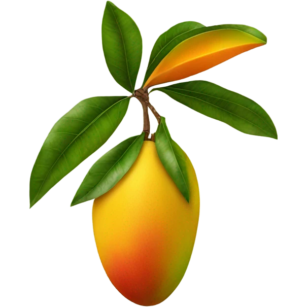 Realistic Mango emoji
