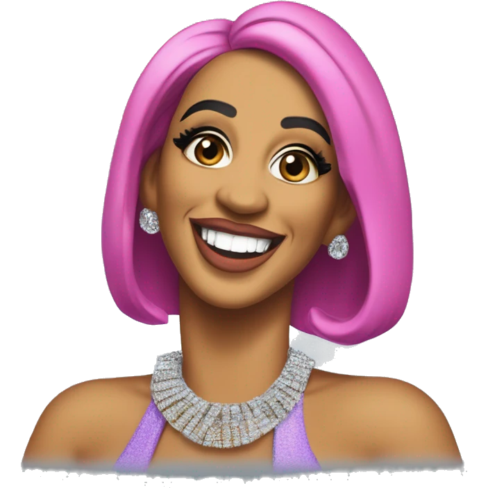 Iconic-style Candid Likeness Cardi B:

A vibrant personality in flashy outfits, big smile, and expressive gestures. Known for her unfiltered energy and bold charisma, she lights up every room with humor and flair. emoji