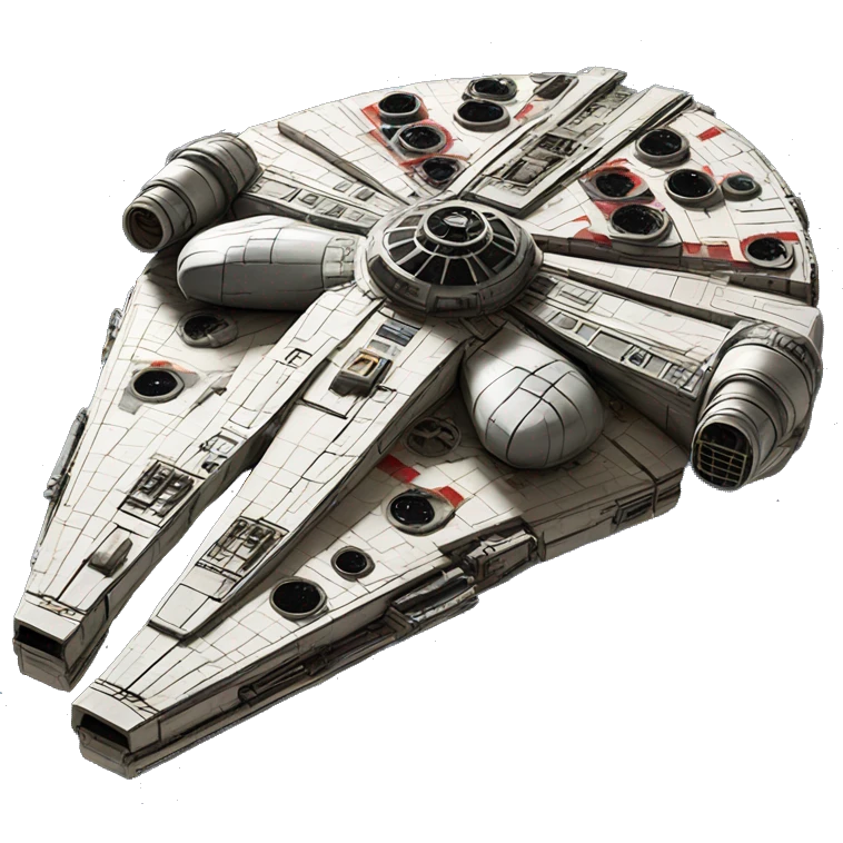 millennium falcon in space emoji