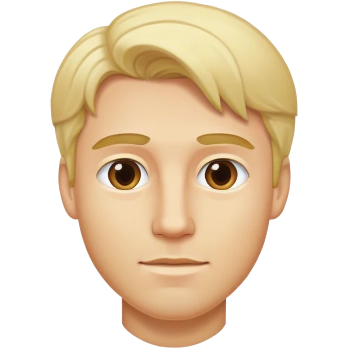 Blonde man emoji